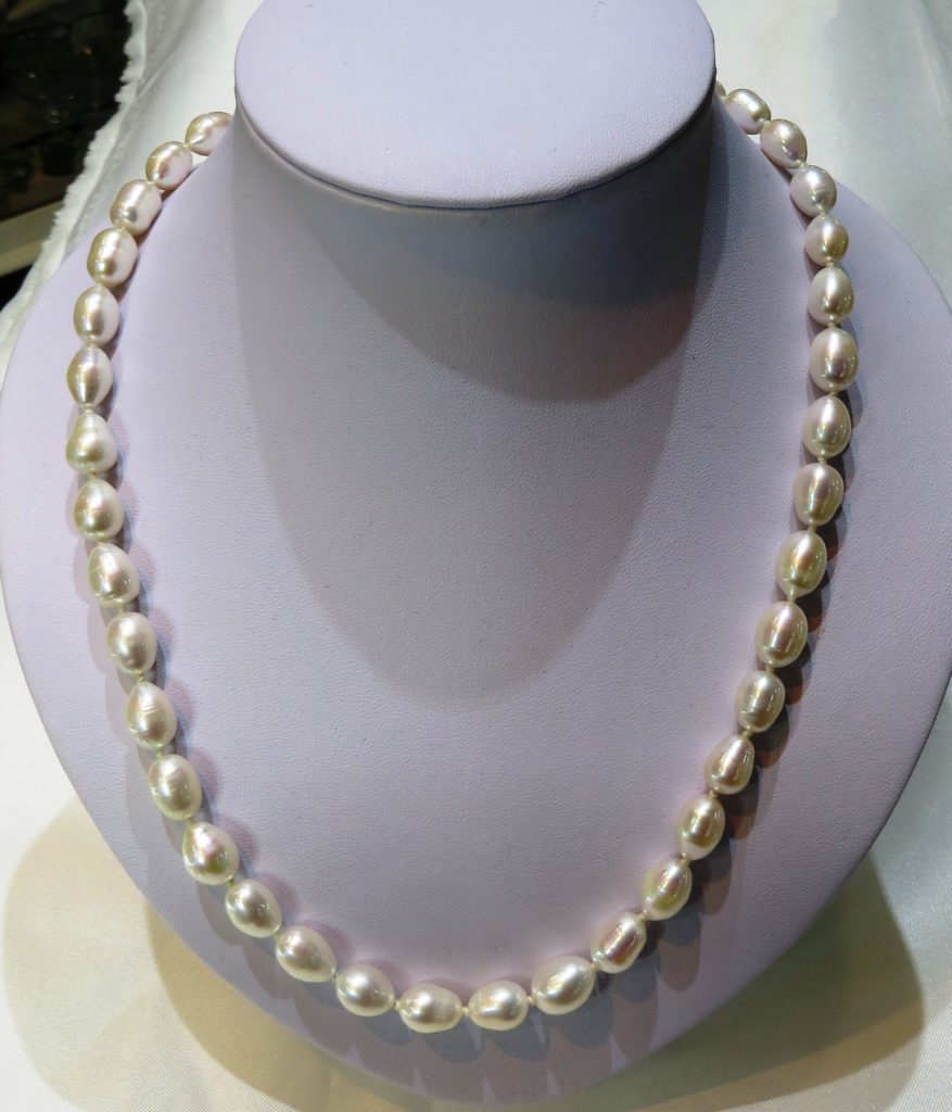 Pearl Necklace 55cm drop - D M Jewellery Design, New Zealand Owned